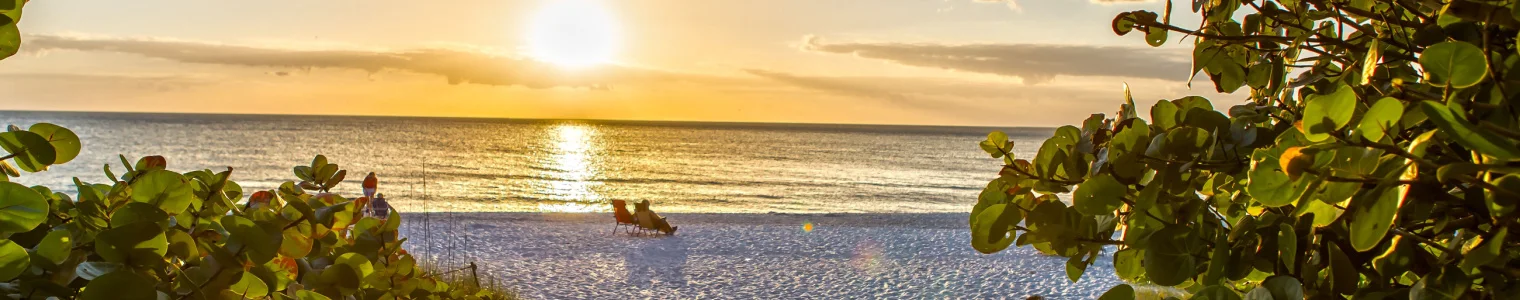 sunset naples beach florida