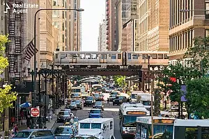 US city public transportation street