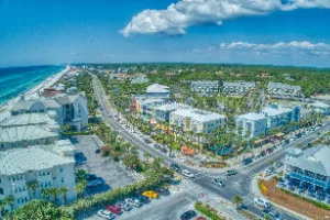 gulf beach iconic street view santa rosa