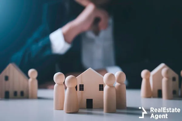 woman thinking hard about choosing a home