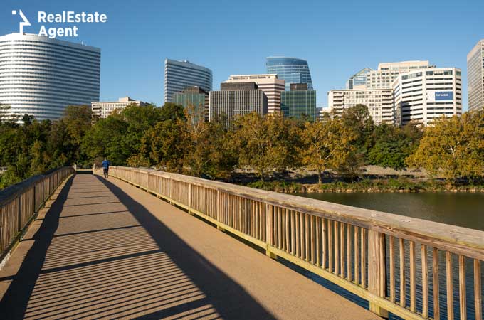 Alexandria VA bridge over Potomac River