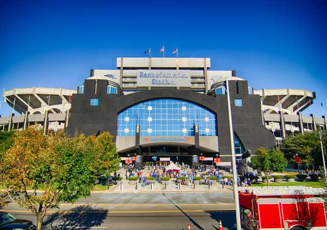 the panters stadium in Charlotte NC