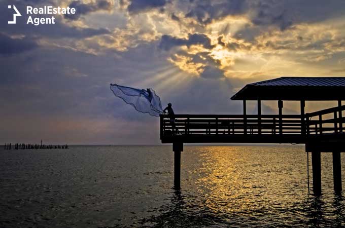 Bay view in Foley Alabama