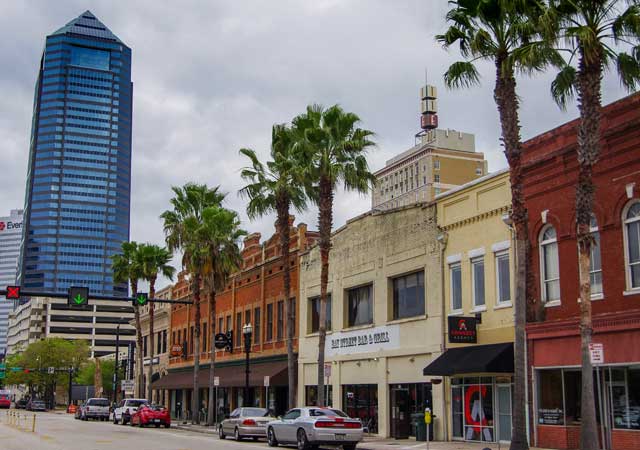 historic downtown of Jacksonville FL