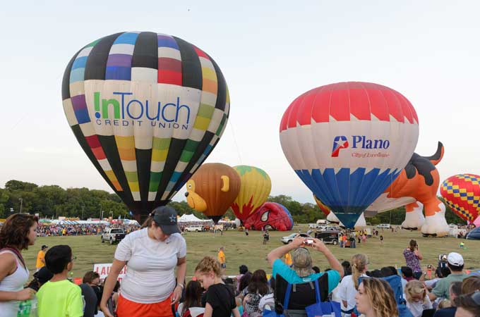 balloon festival in Plano TX