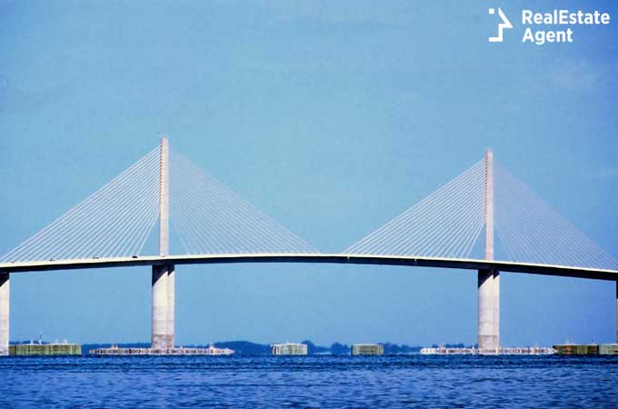 Sunshine Skyway Bridge Tampa Bay Fl